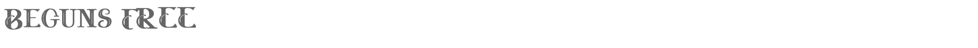Beguns Beguns FREE.ttf font preview
